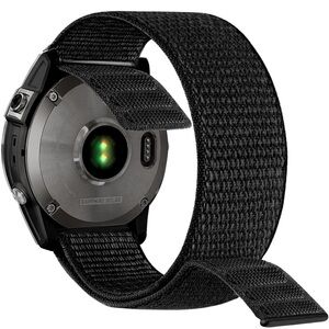 Black Abanen Hook & Loop watch Band
